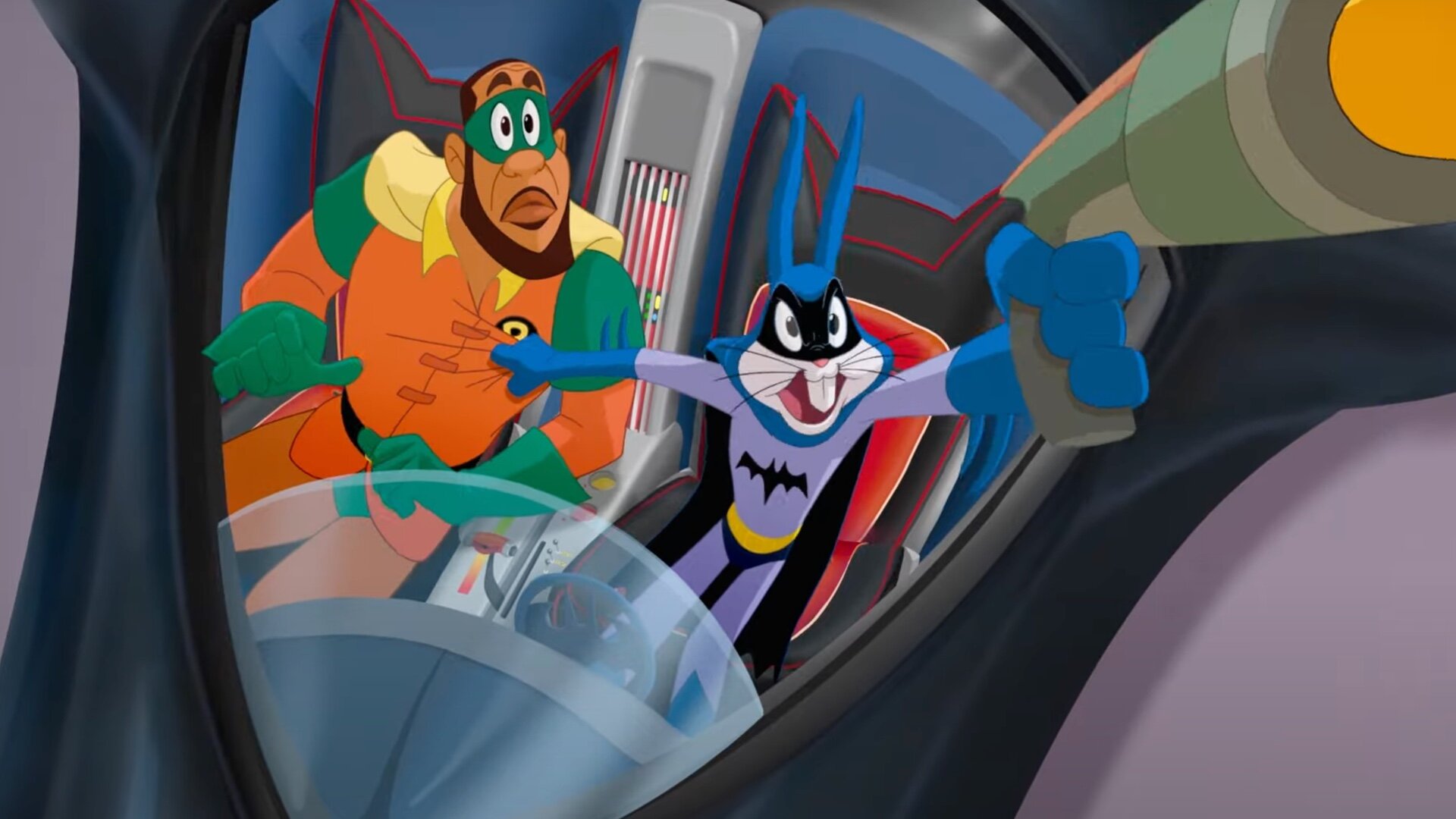 New SPACE JAM: A NEW LEGACY Clip Features Bugs Bunny and LeBron James as  Batman and Robin — GeekTyrant