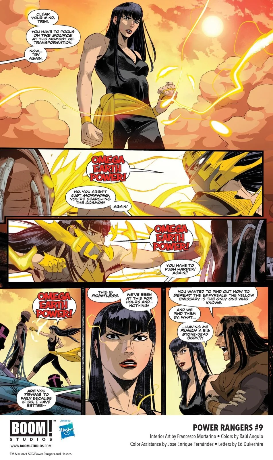 Tensions Are High in Preview for POWER RANGERS #9 — GeekTyrant