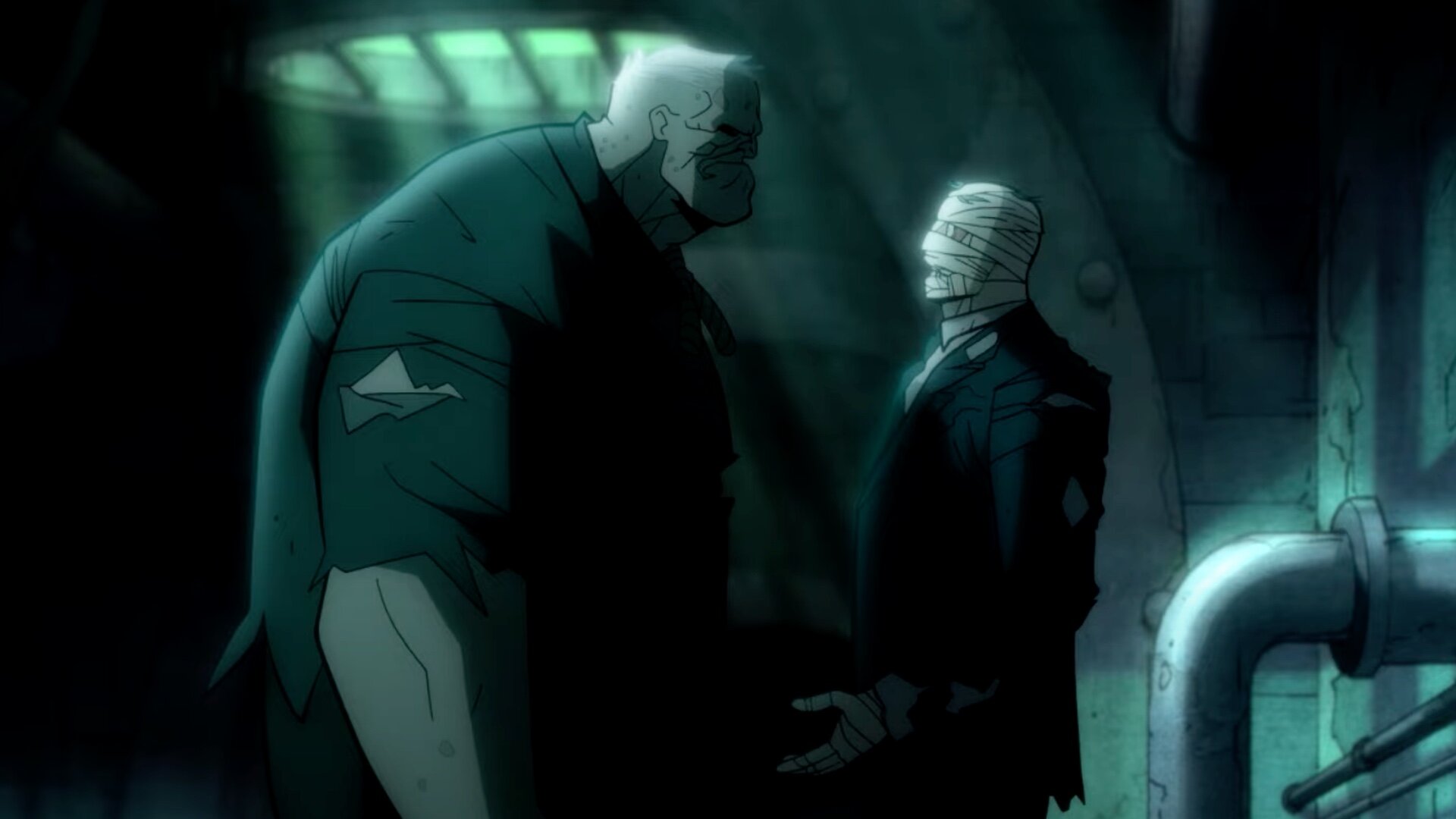 New Clip From BATMAN: THE LONG HALLOWEEN, PART TWO Features Two-Face  Meeting Grundy — GeekTyrant