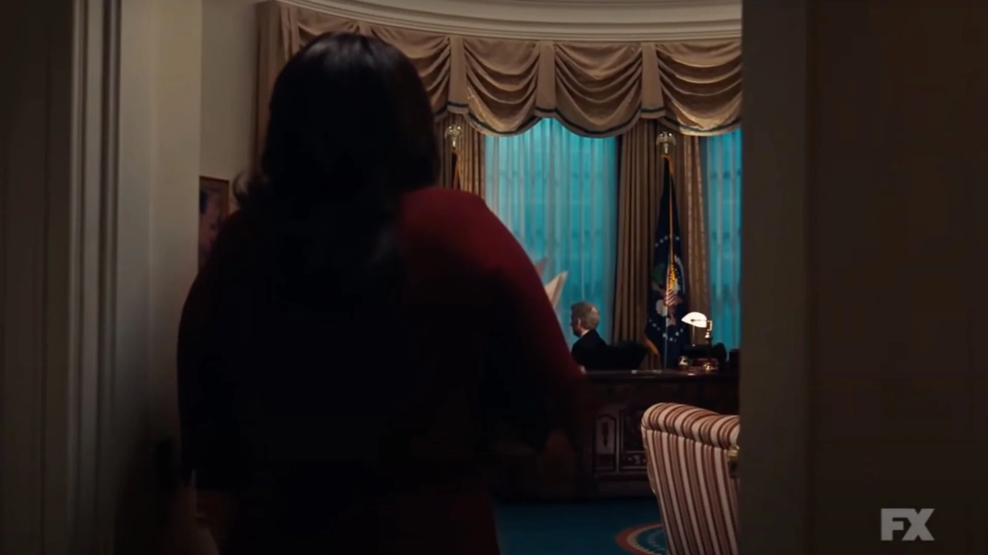 Monica Lewinsky Makes Her Way to President Clinton's Office in Teaser