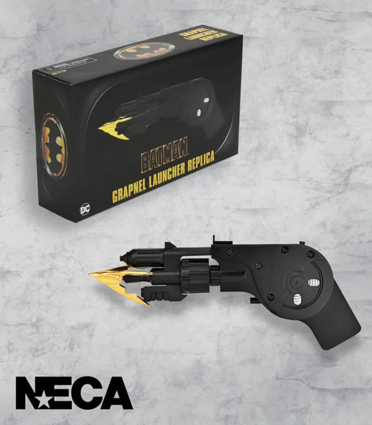 Check Out NECA's 1989 BATMAN Grapnel Launcher Replica Toy