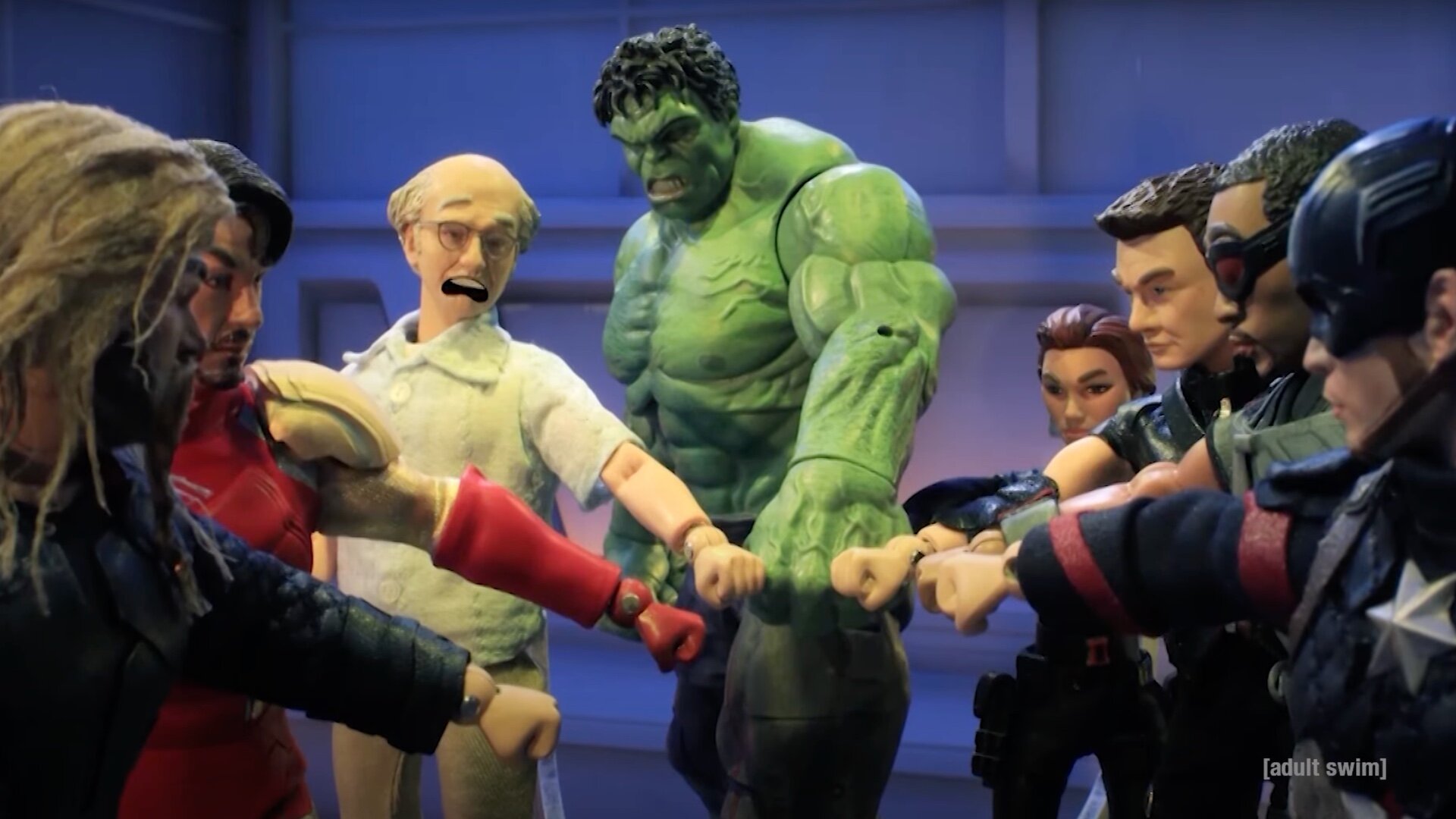 Larry David Inspires Thanos' Snap in Funny ROBOT CHICKEN Clip — GeekTyrant