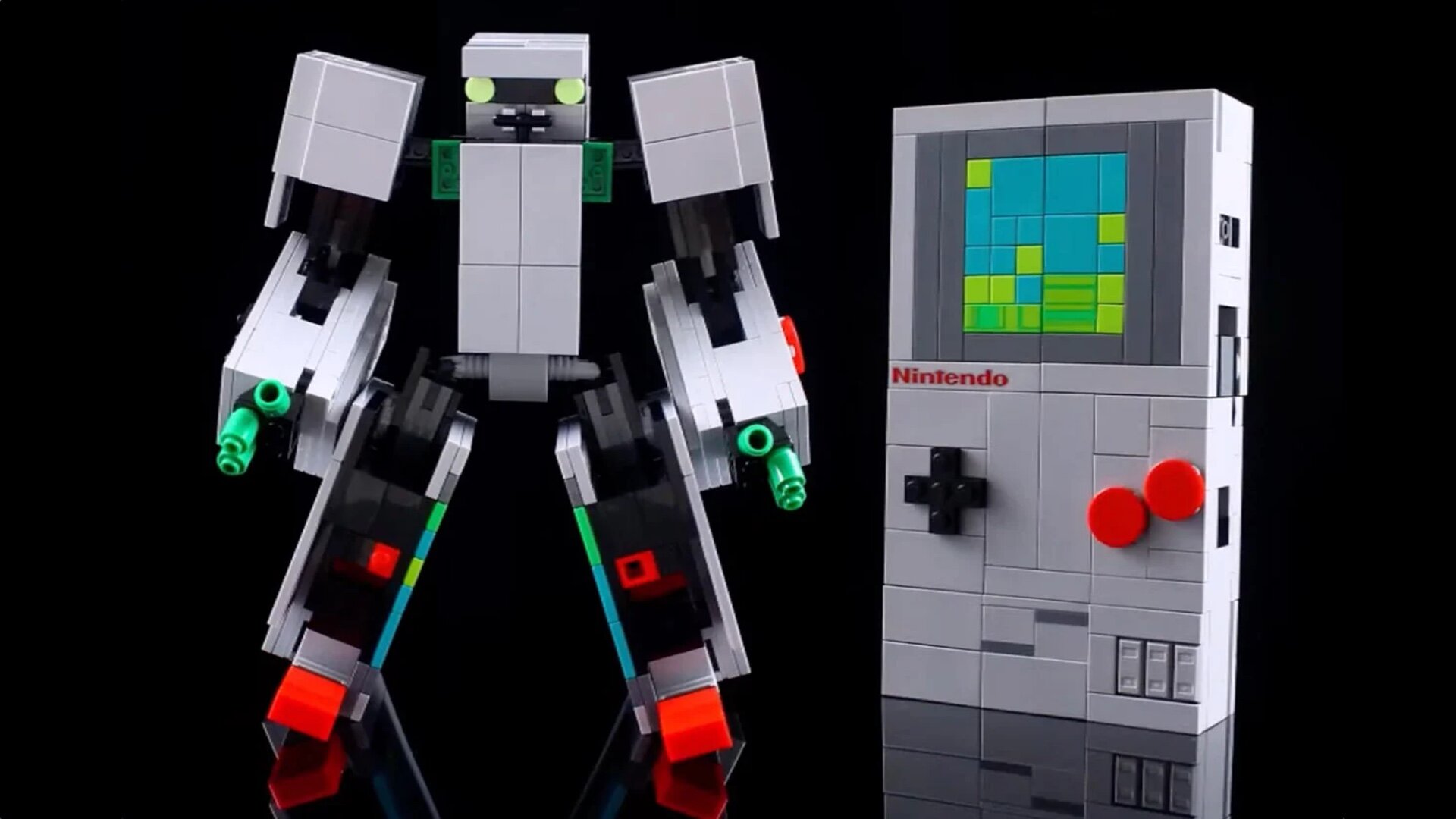 LEGO Builder Turns The NES Kit Into a Game Boy That Transforms Into a Robot  — GeekTyrant