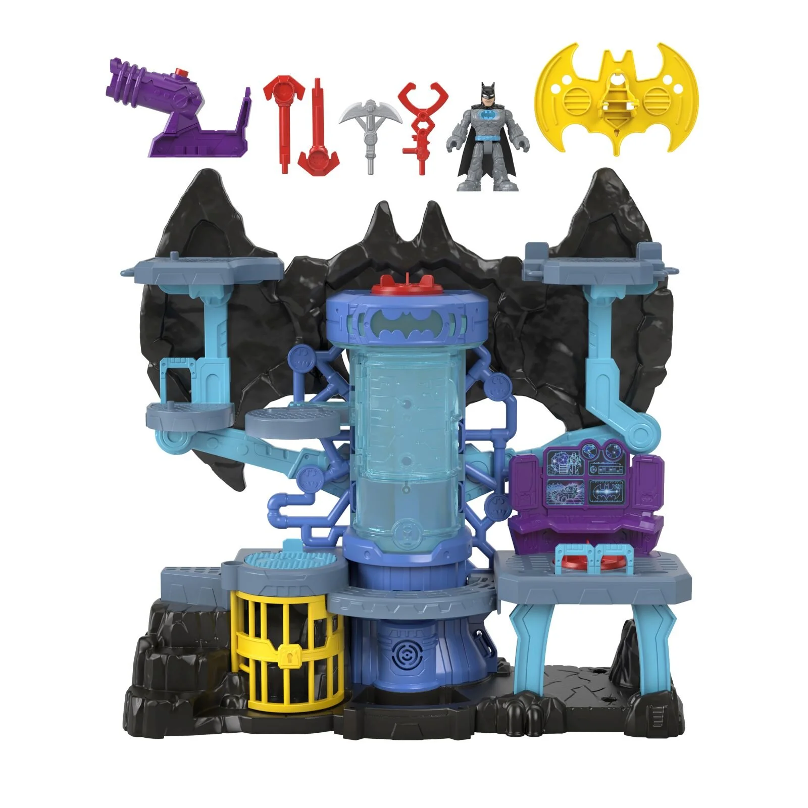 Imaginext™ DC Super Friends™ Bat-Tech Batcave™ (GYV24).jpg