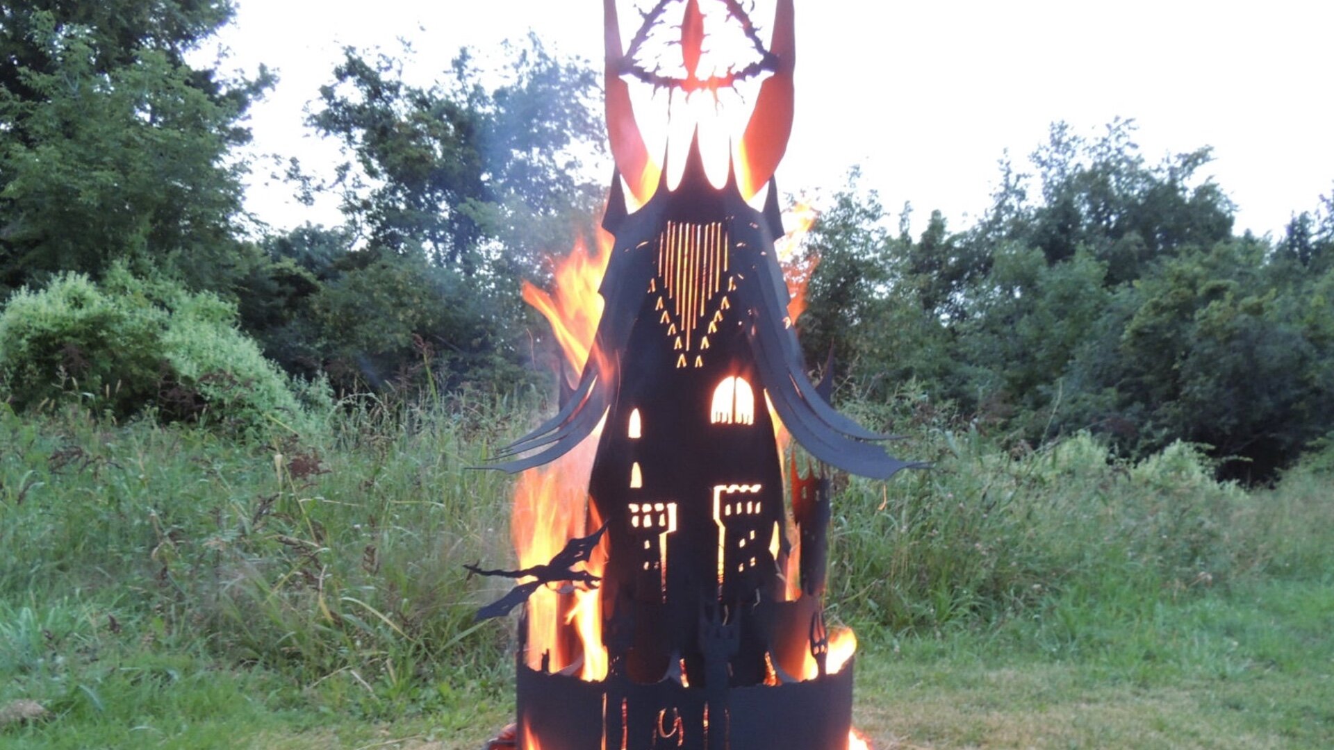 Rings Inspired Eye Of Sauron Fire Pit, Lotr Fire Pit