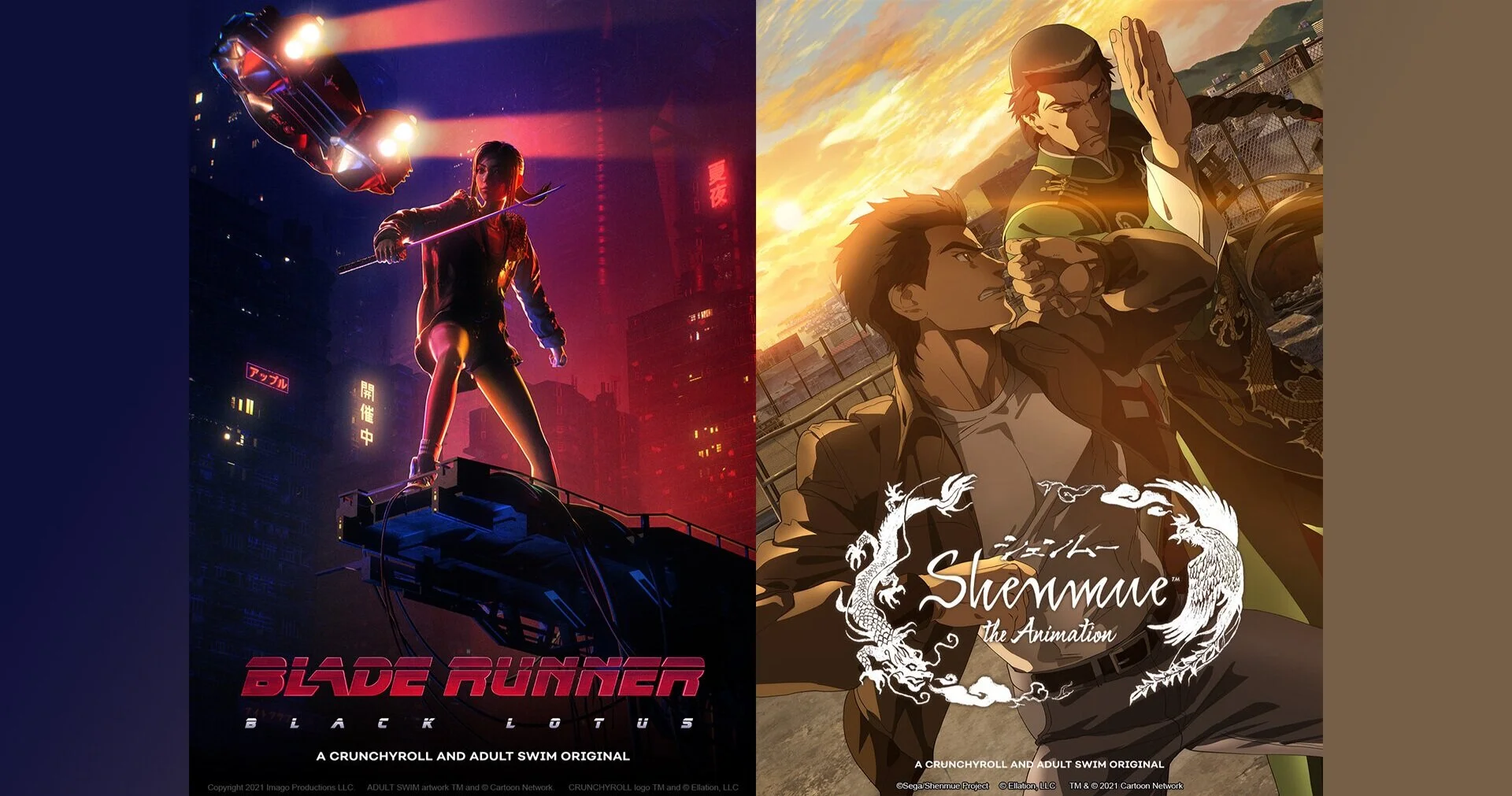 New Trailers for BLADE RUNNER: BLACK LOTUS and SHENMUE THE ANIMATION ...