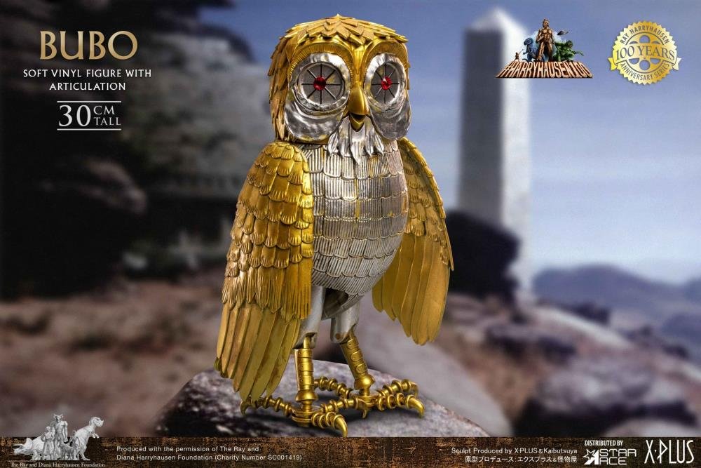 Clash of the Titans BUBO Vinyl Owl Life-Size Shoulder Prop Warner Bros. NWT  HTF!