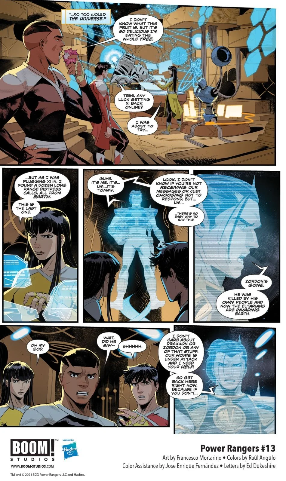 The Omega Rangers Are Called to the Eltarian War in Preview for POWER ...