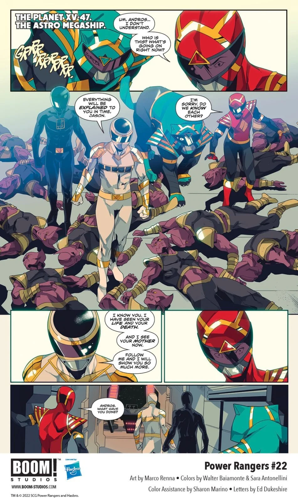 Things Seem Off in Preview for POWER RANGERS #22 as the Series Builds ...