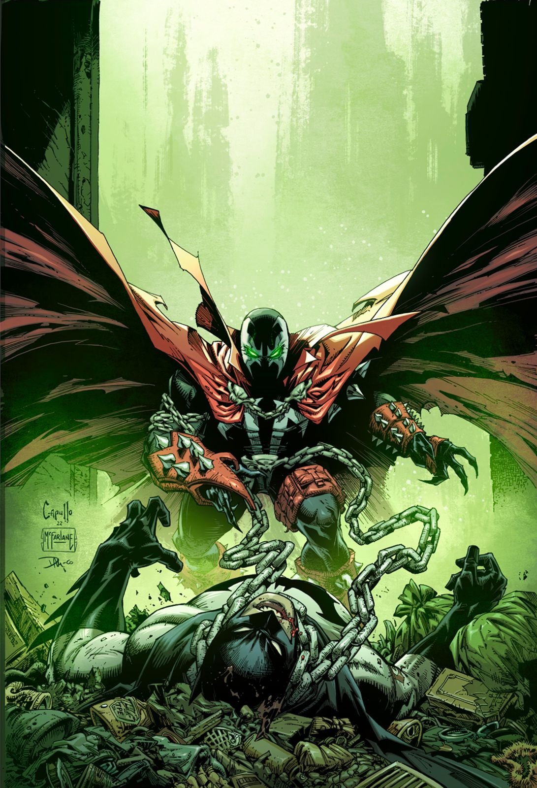 Preview of Todd McFarlane and Greg Capullo's BATMAN/SPAWN #1 Crossover  Comic — GeekTyrant