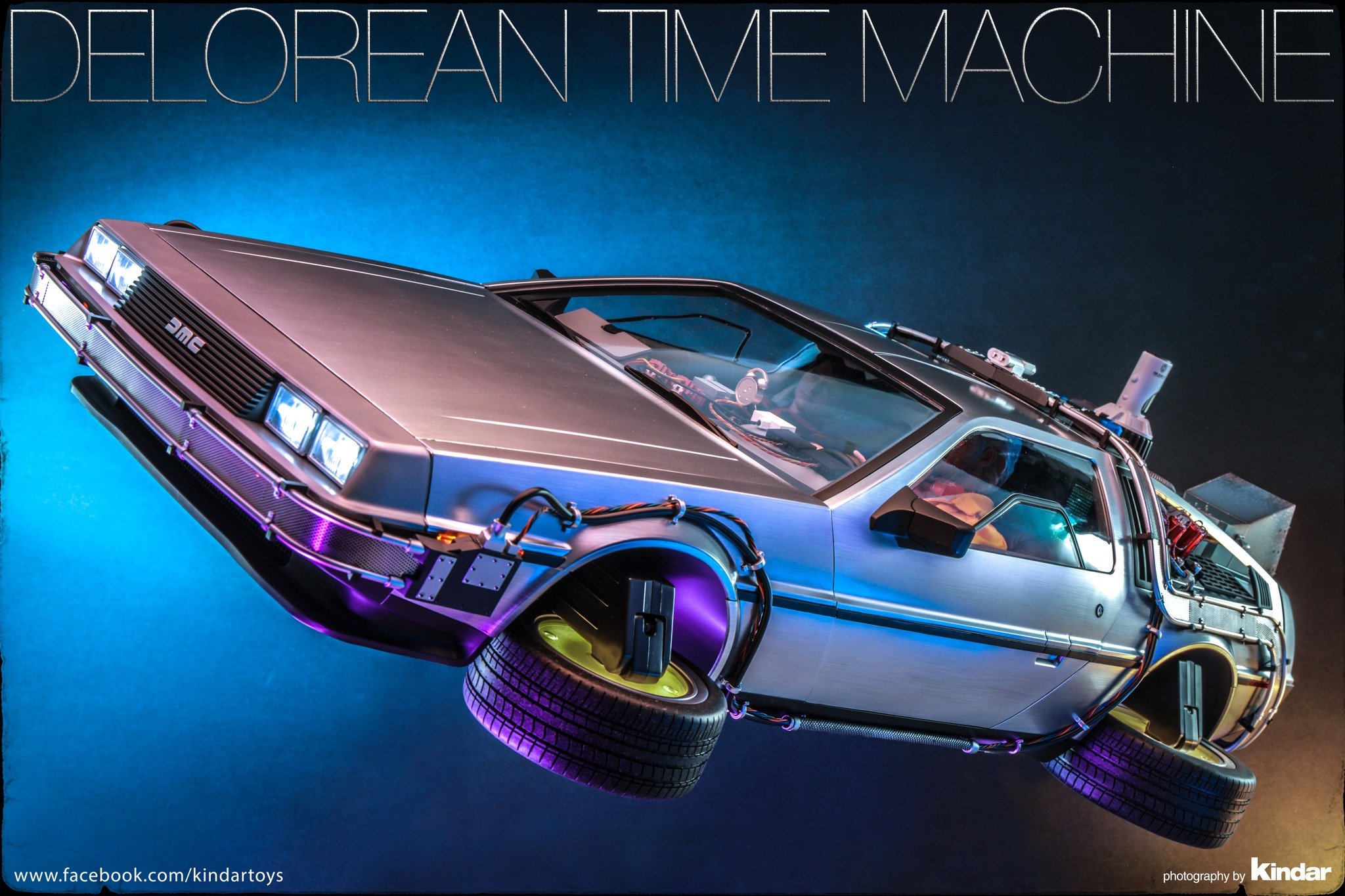 Delorean time machine  Trippy  Arthubai