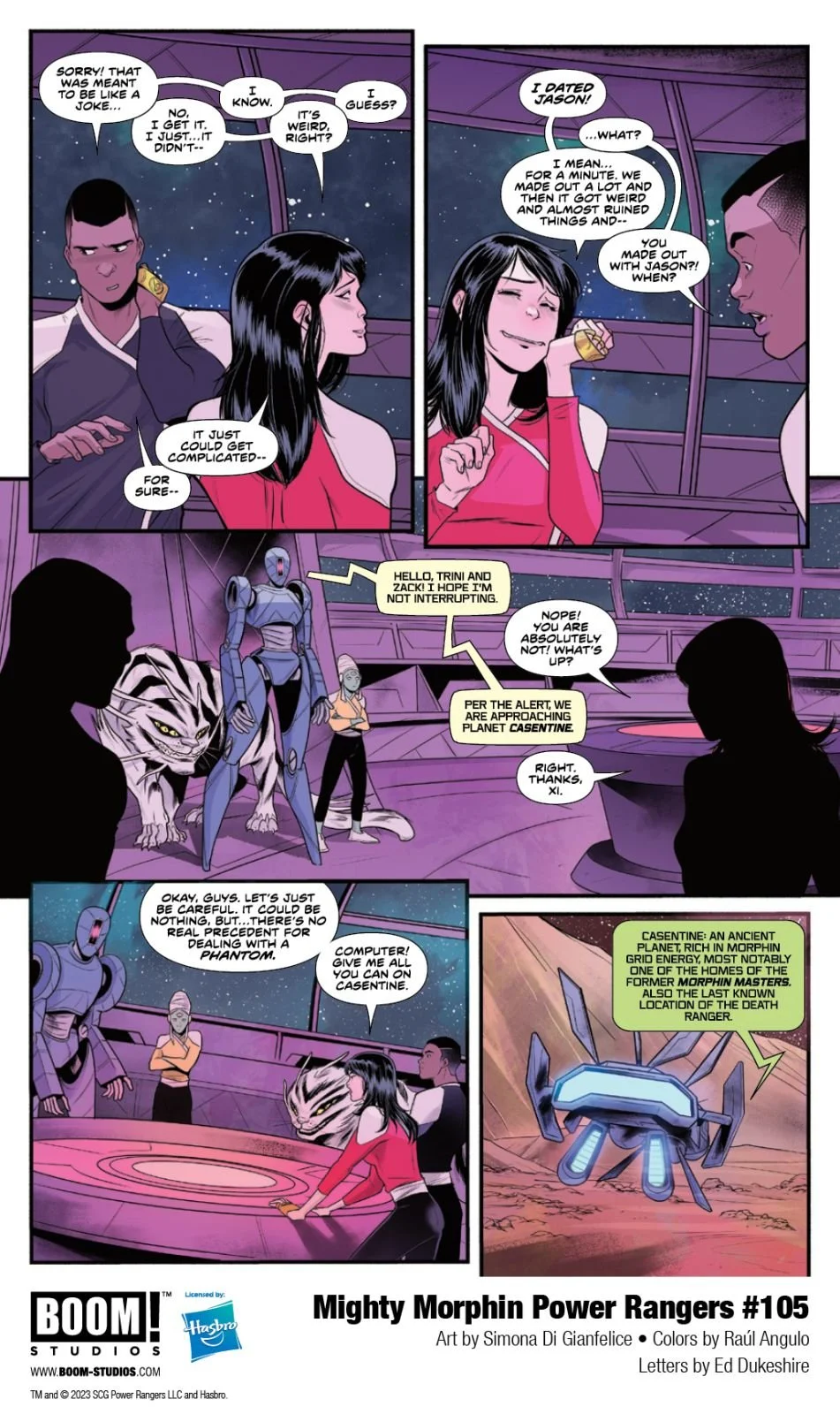Zack and Trini Look Close in Preview for MIGHTY MORPHIN POWER RANGERS ...