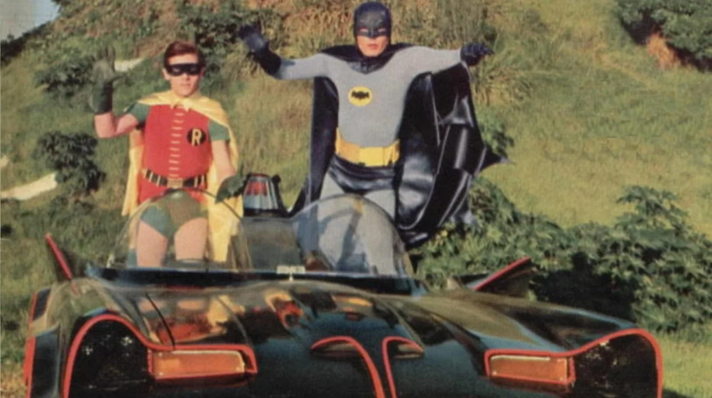 Adam West says he scared Robin actor Burt Ward so much when he drove the Batmobile that his knuckles were white Adam West says he scared Robin actor Burt Ward so much when he drove the Batmobile that his knuckles were white