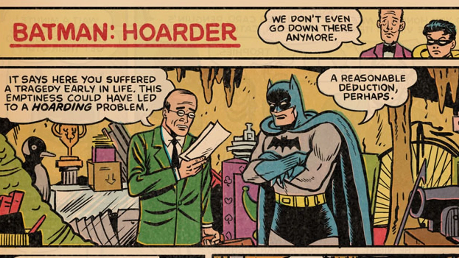 Batman has a hoarding problem in Kerry Callen’s funny new comic