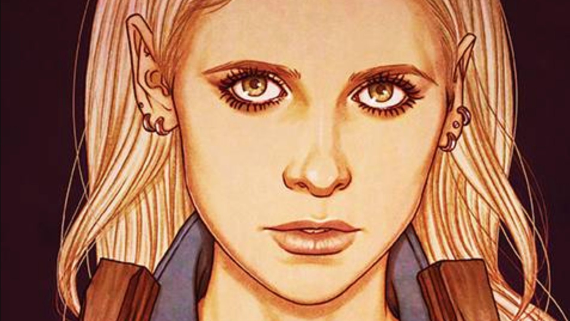 a detailed picture of Buffy the Vampire slayer