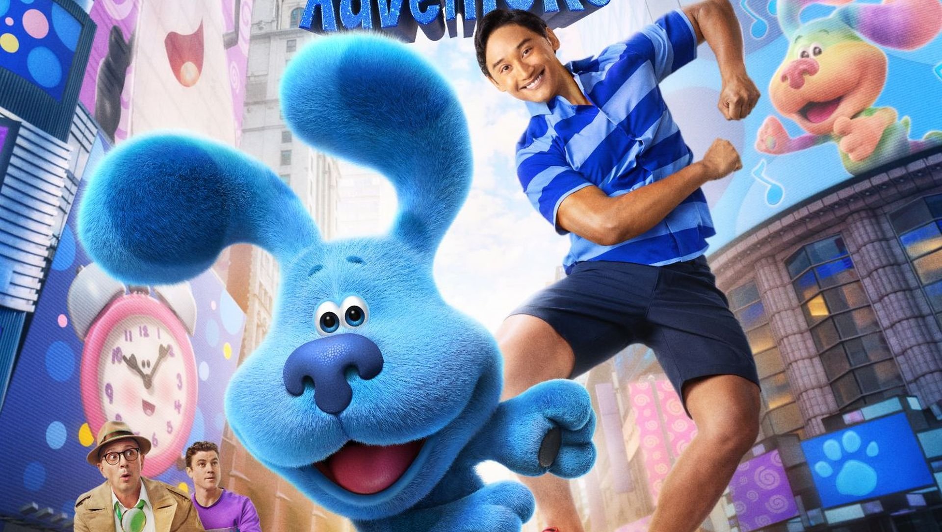 New trailer for BLUE’S BIG CITY ADVENTURE brings all the past BLUE’S CLUES Host New trailer for BLUE’S BIG CITY ADVENTURE brings all the past BLUE’S CLUES Host