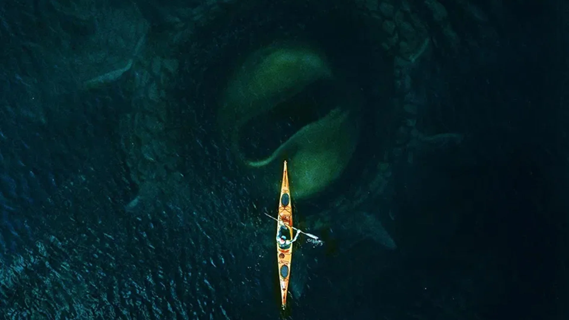 A marine monster wakes up in the teaser trailer for the thriller of the Norwegian monster Kraken