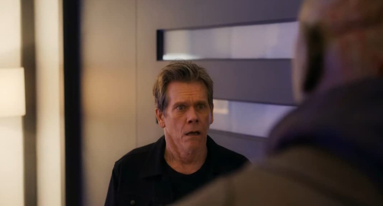 Kevin Bacon talks about hearing his name in GUARDIANS OF THE GALAXY