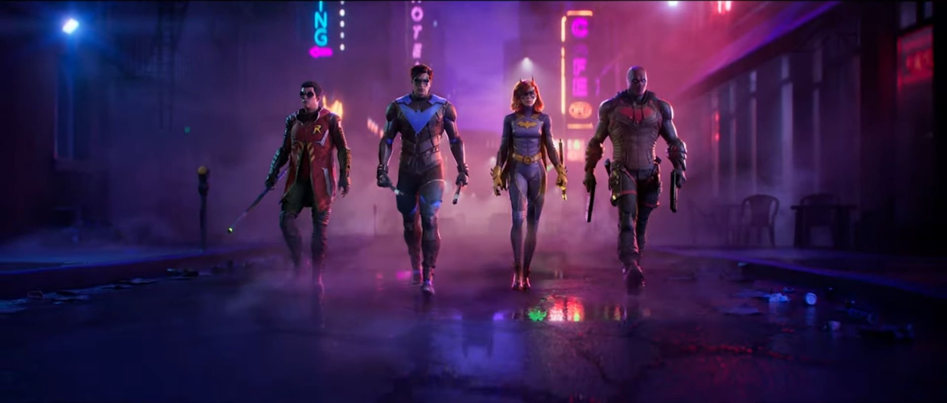 Watch the stunning cinematic launch trailer for GOTHAM KNIGHTS now Watch the stunning cinematic launch trailer for GOTHAM KNIGHTS now