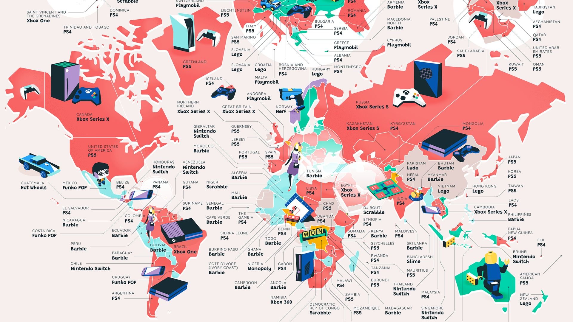Discover Each Country's Most Popular Game Consoles — GeekTyrant