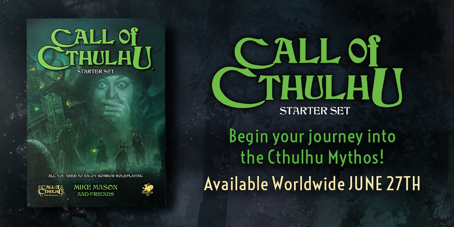 CALL OF CTHULHU STARTER SET will be re-released for the game’s 40th anniversary on June 27th CALL OF CTHULHU STARTER SET will be re-released for the game’s 40th anniversary on June 27th