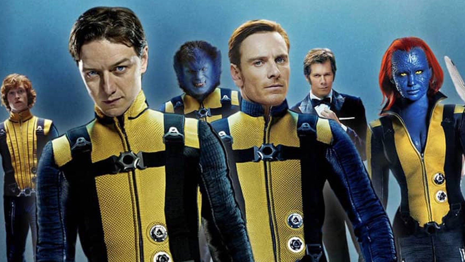 James McAvoy como Professor Xavier e Michael Fassbender como Magneto