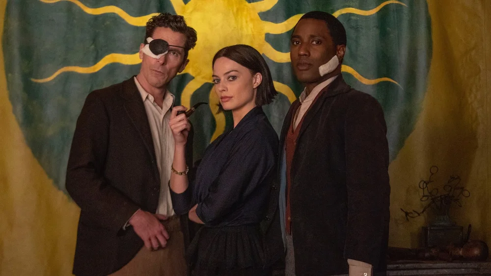 First Look Photo of Christian Bale, Margot Robbie, and John David