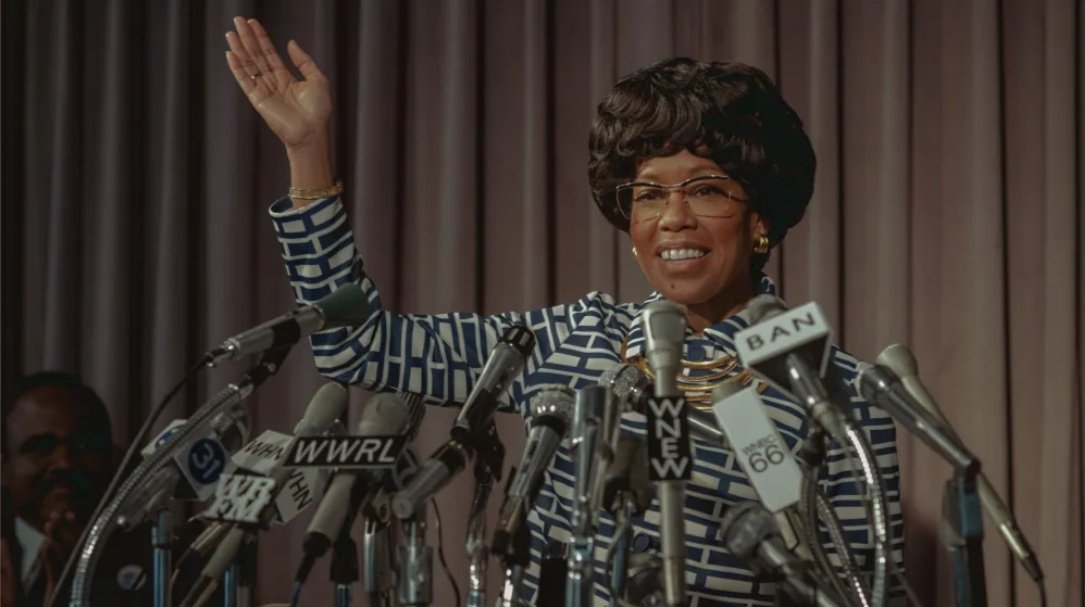 Inspirational trailer for Netflix biopic SHIRLEY starring Regina King as Shirley Chisholm, the first black US Congresswoman