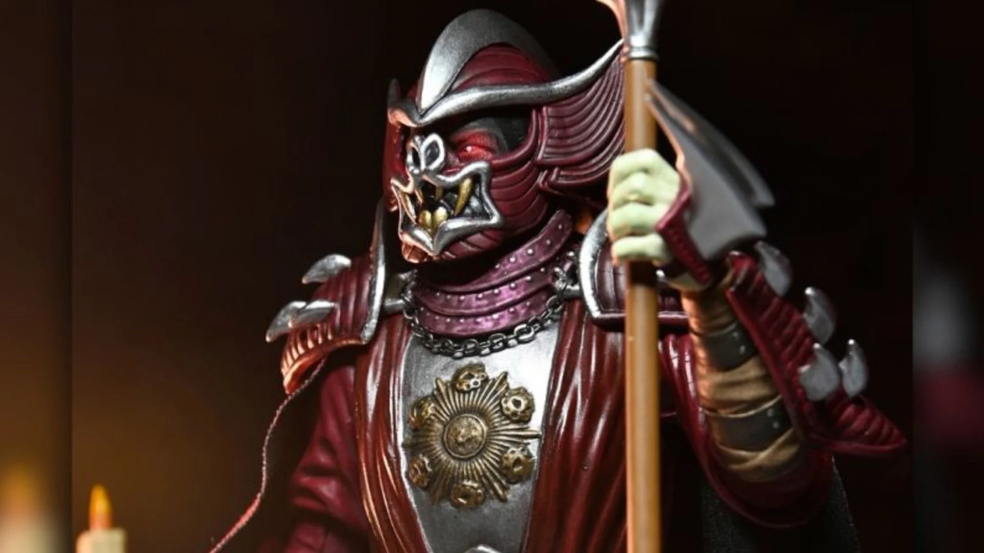 Neca reveals Universal Monsters X Tmnt – Shredder Come Dracula Crimson Action Figure