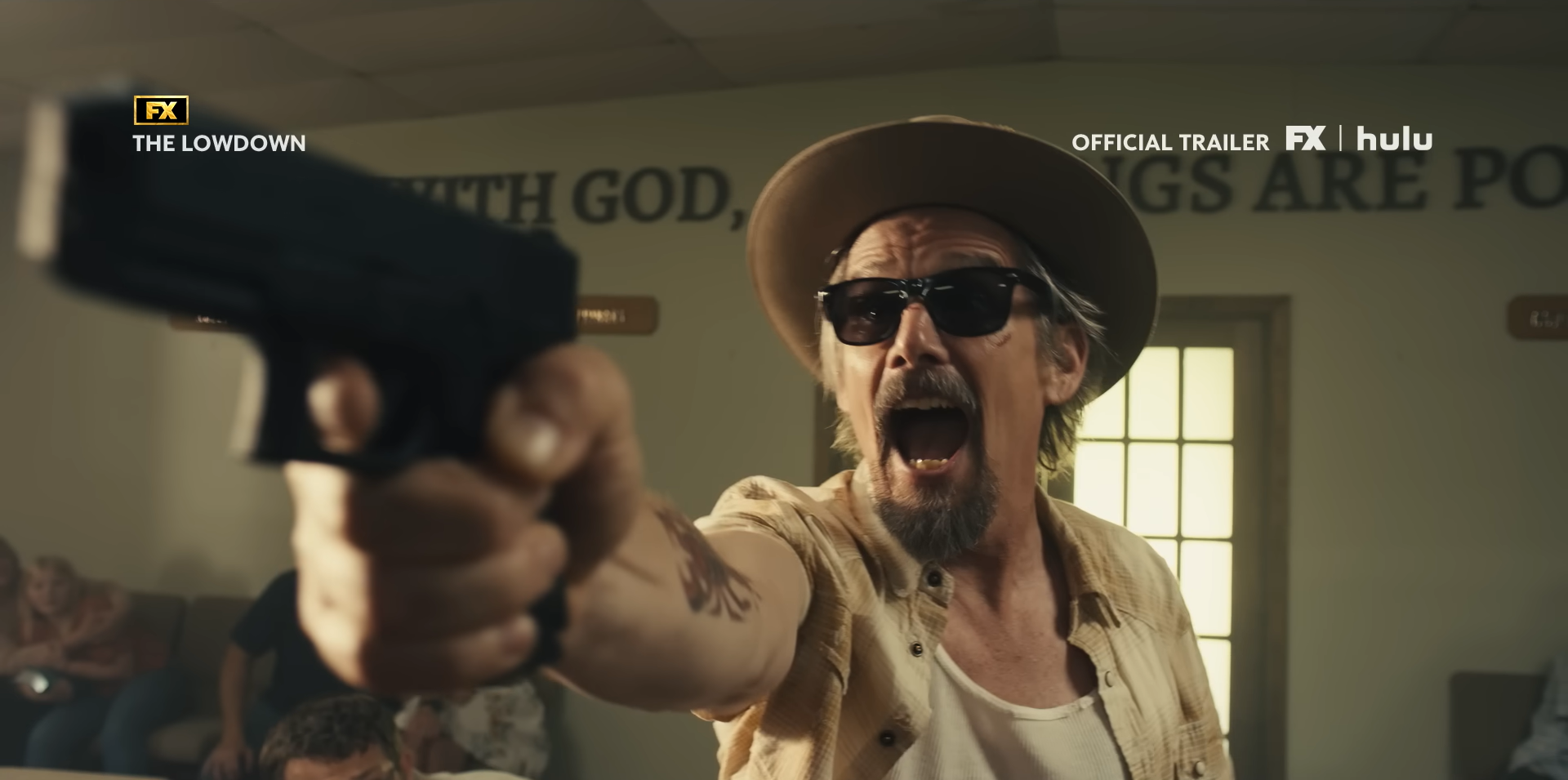 Excellent trailer for the new drama FX The Lowdown with Ethan Hawke