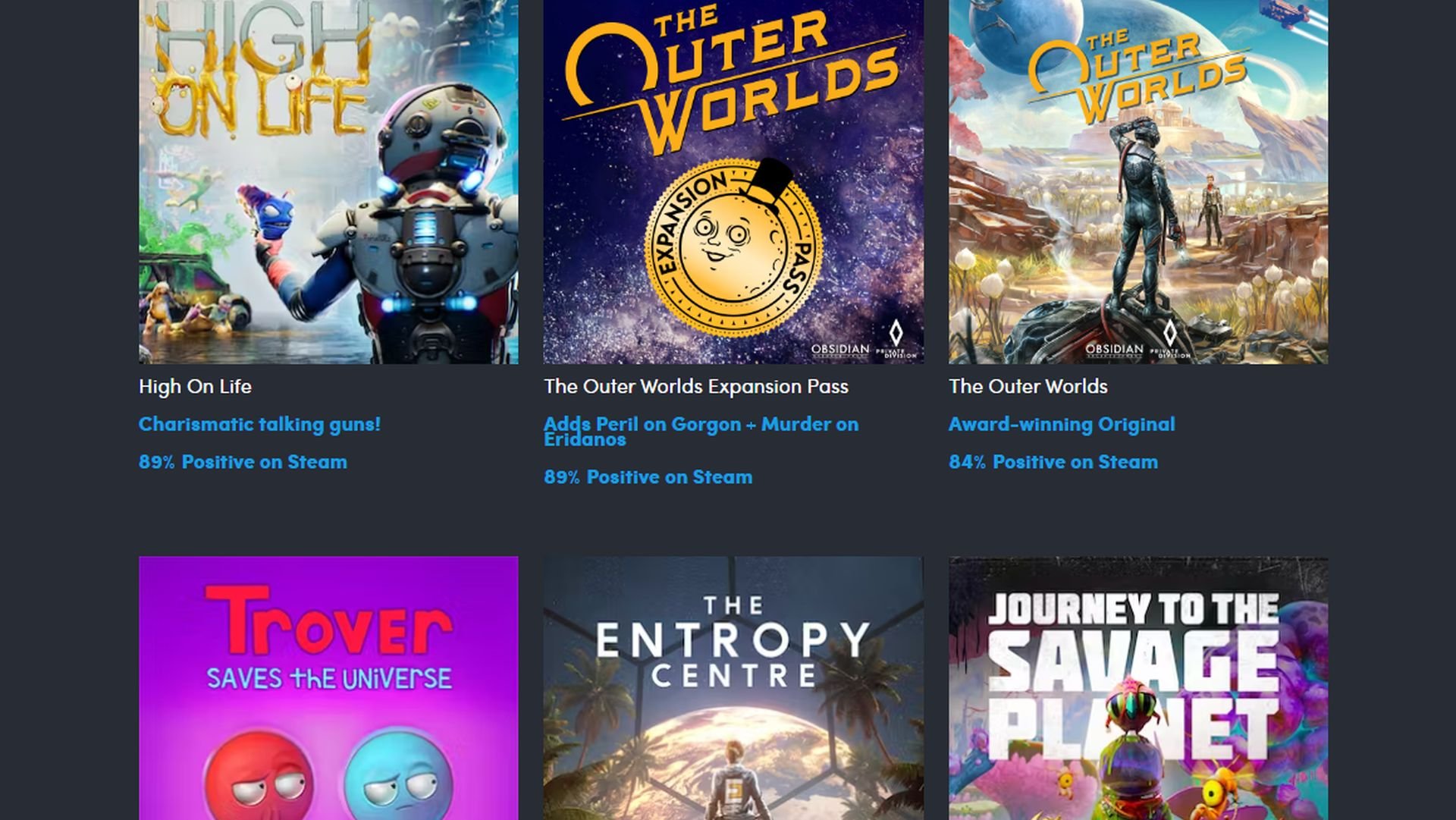 The Outer Worlds Expansion Pass on Steam