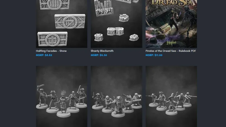 Get a Ton of 3D Printable Pirate Figures and Setpieces for Your TTRPG ...