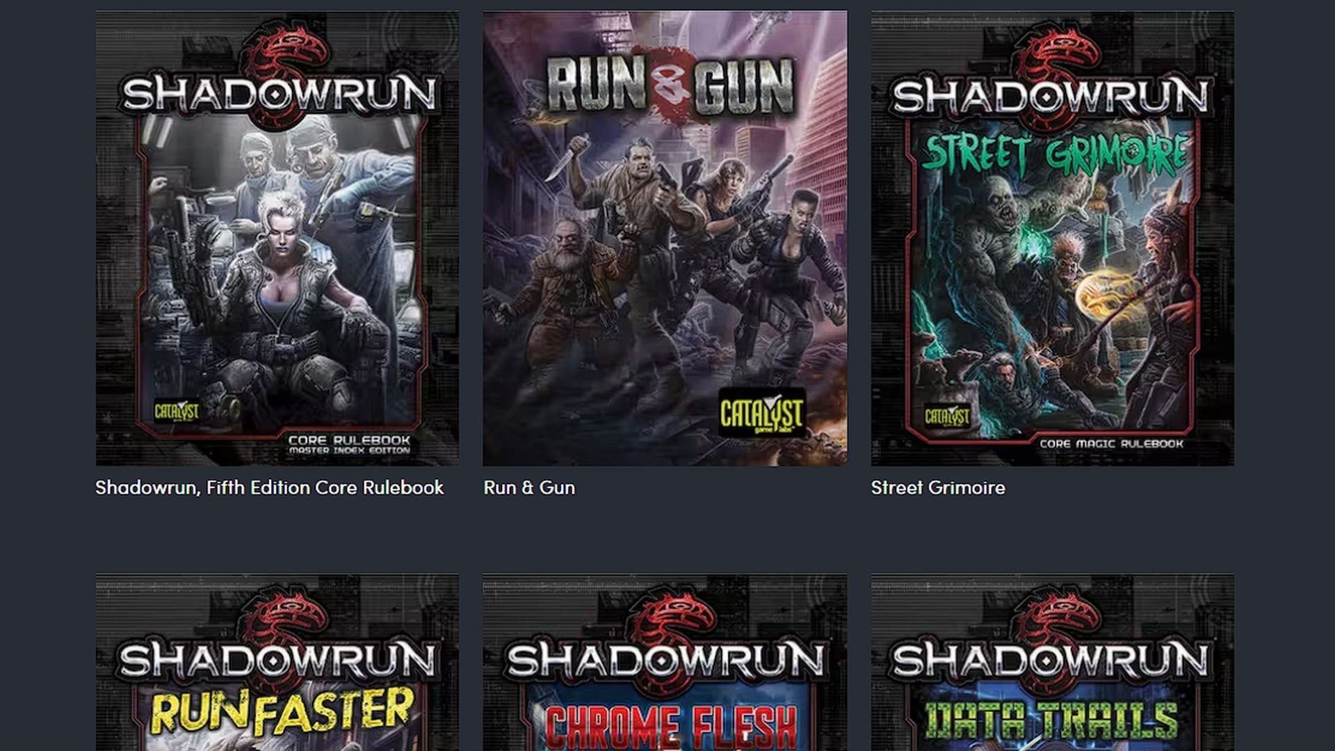 RPG: Get Ready to Run the Shadows With 'Shadowrun' 5E Mega Bundle - Bell of  Lost Souls