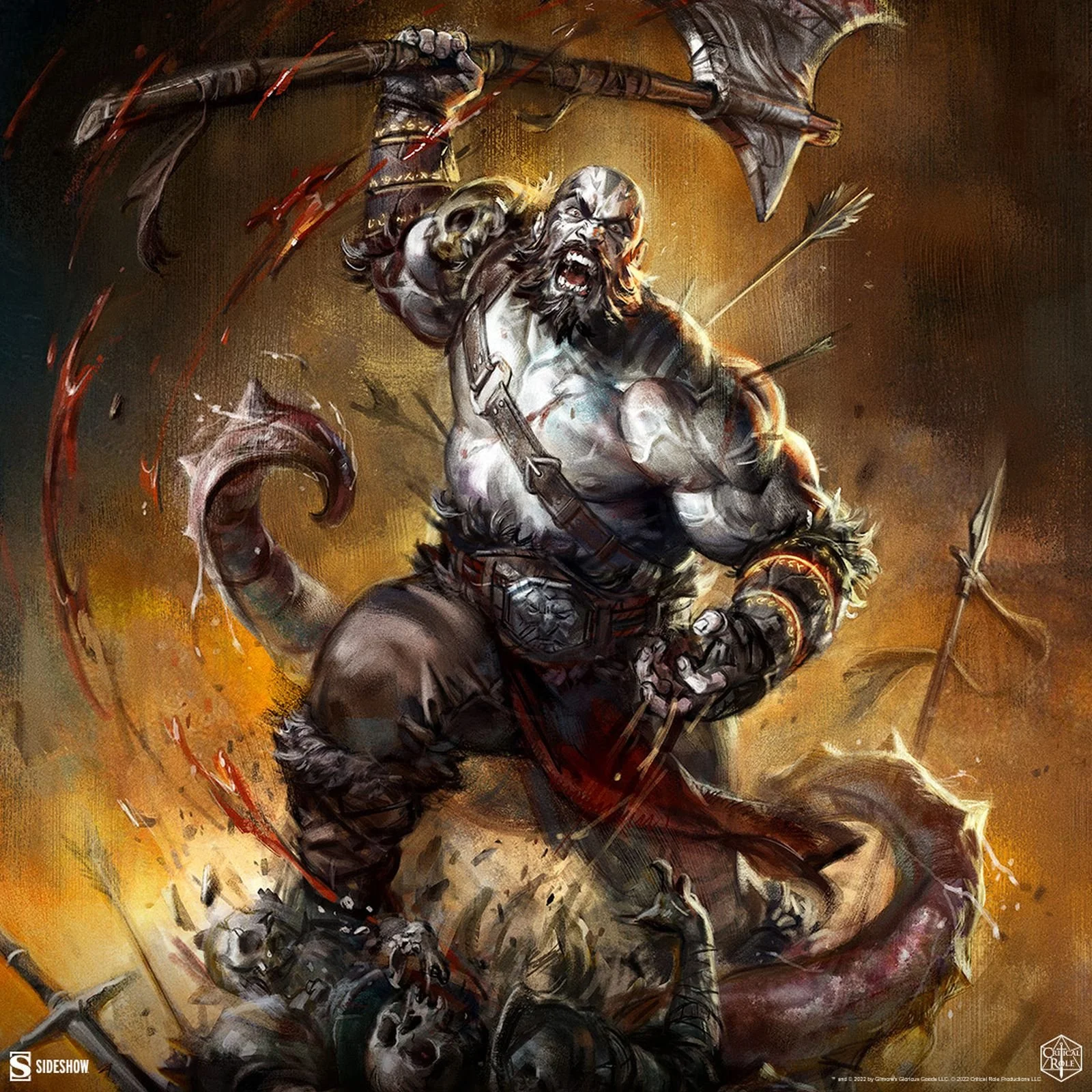 New Fine Art Print From CRITICAL ROLE Shows Off Grog's Power — GeekTyrant