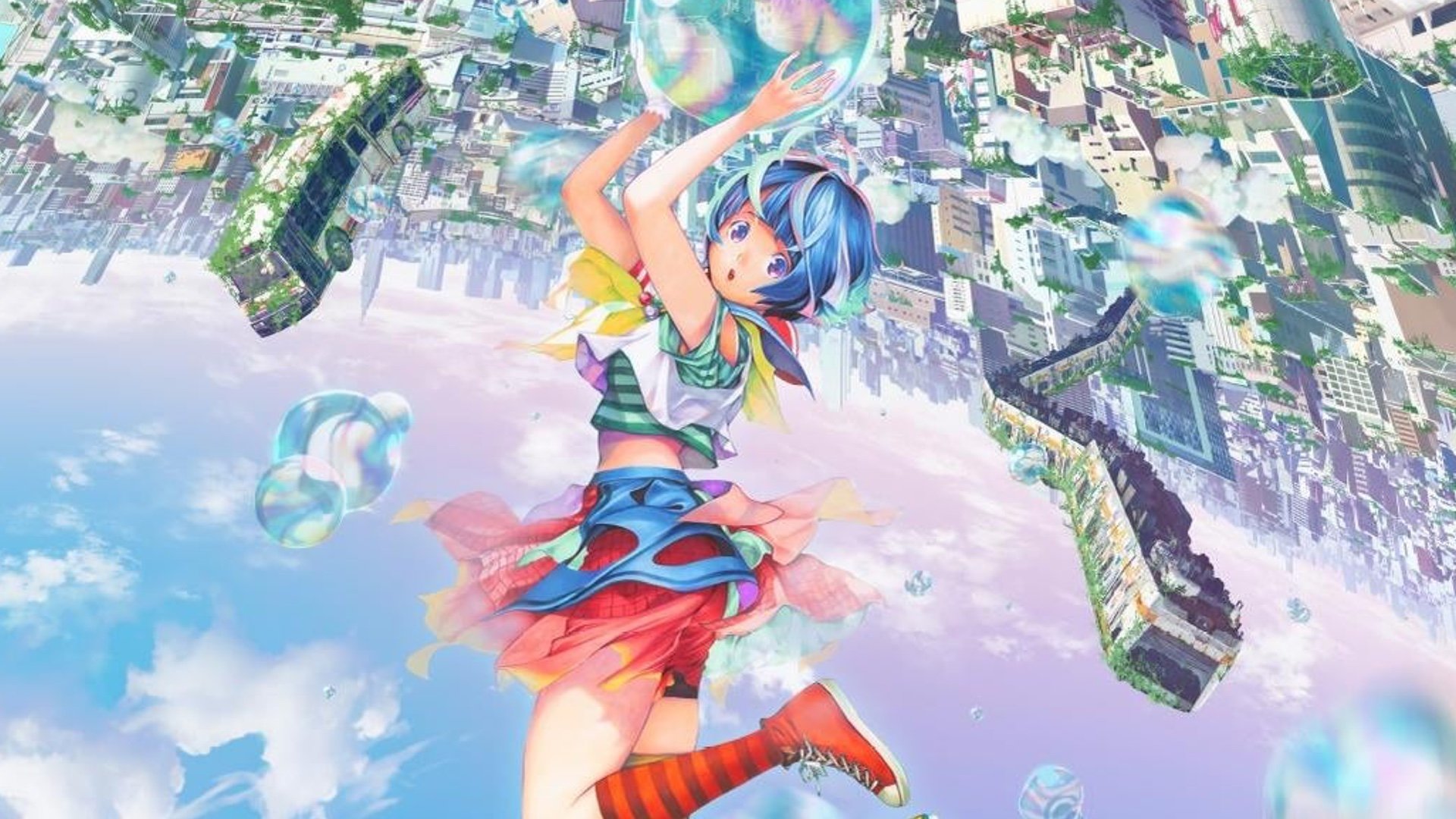 Vibrant Trailer for a New Netflix Anime Film Titled BUBBLE — GeekTyrant