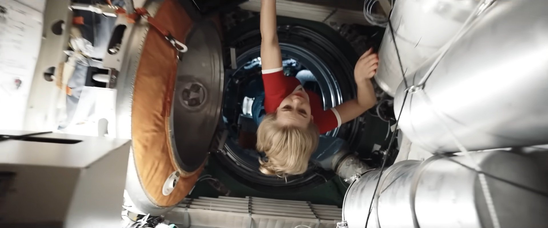 Trailer of the first film shot in space, the Russian film THE CHALLENGE