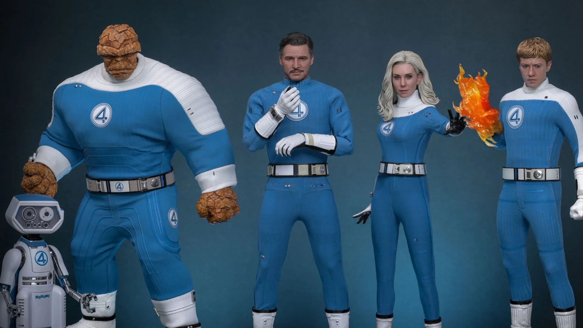 Hot Toys reveals Mr. Fantastic, The Thing, his Storm and Herbie Action Figures