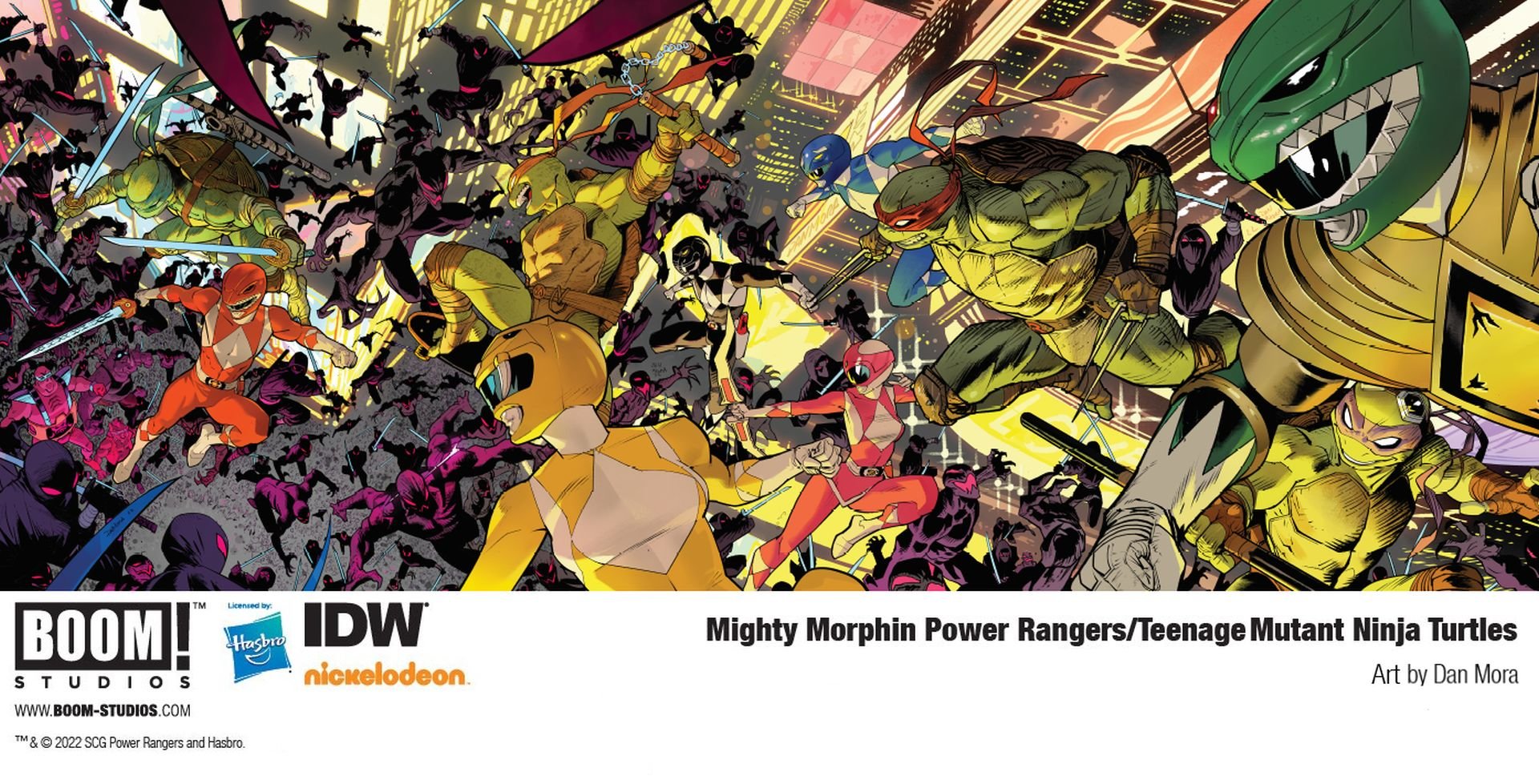Power Rangers and ninja turtles team up again with MIGHTY MORPHIN POWER RANGERS / TEENAGE MUTANT NINJA TURTLES II