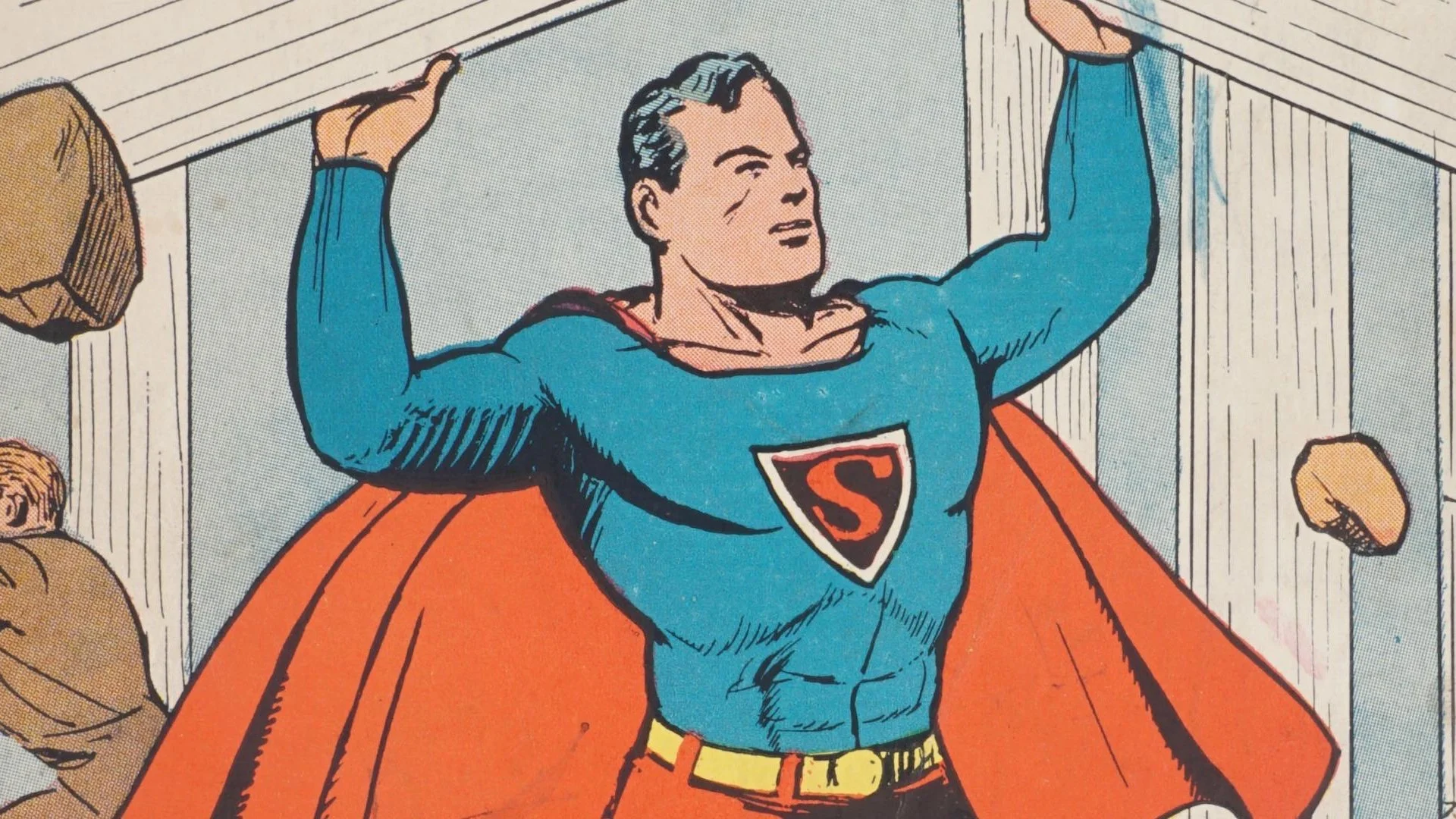 The video explores how Superman keeps his hair perfectly designed while fighting for truth, justice and American way