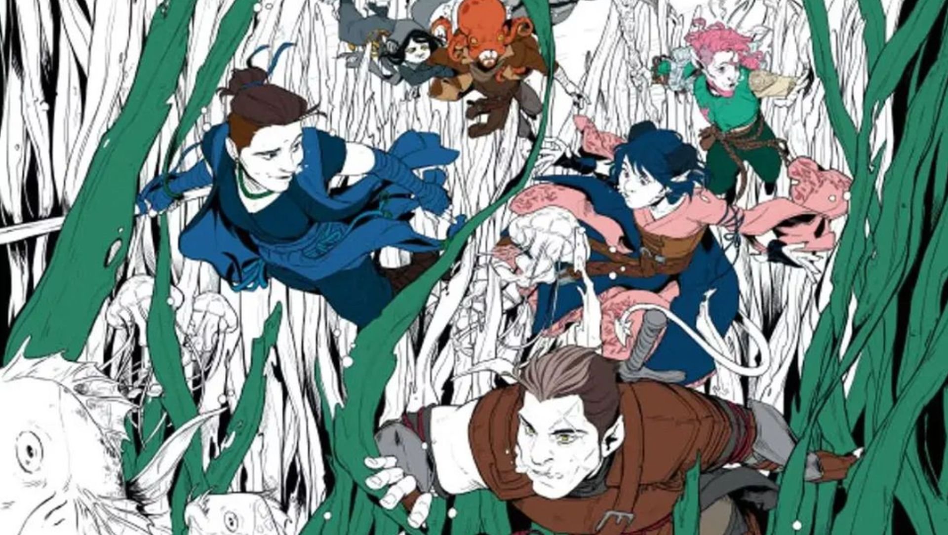 The new CRITICAL ROLE coloring book is perfect for fans of The Mighty Nein The new CRITICAL ROLE coloring book is perfect for fans of The Mighty Nein