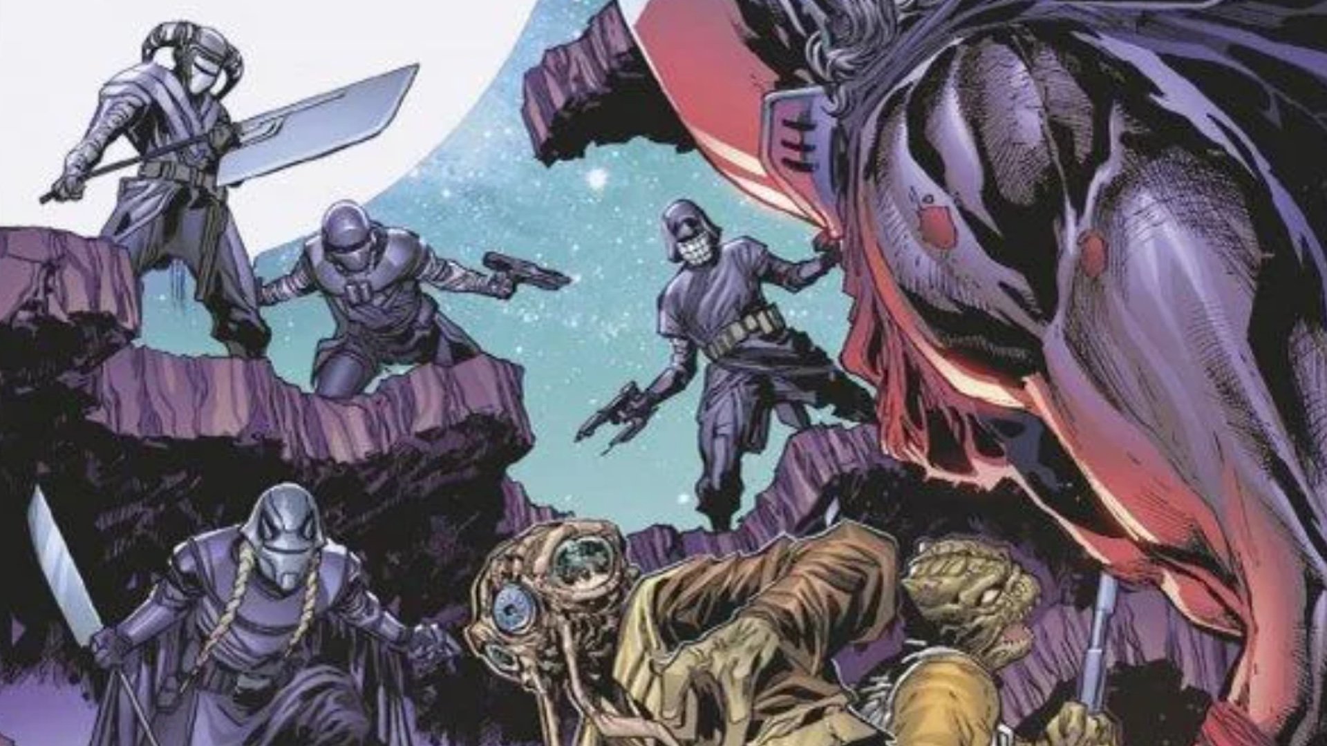 The Knights of Ren return in the next issue of STAR WARS: BOUNTY HUNTERS; Here is a preview The Knights of Ren return in the next issue of STAR WARS: BOUNTY HUNTERS; Here is a preview