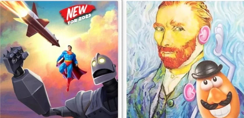 BrettsArtWorld’s stunning artwork features beautiful mashups between classic pieces and fan-favorite characters
