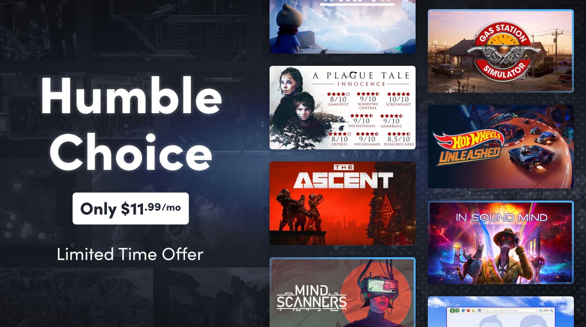 HOT WHEELS UNLEASHED and more are part of the August Humble Choice package HOT WHEELS UNLEASHED and more are part of the August Humble Choice package