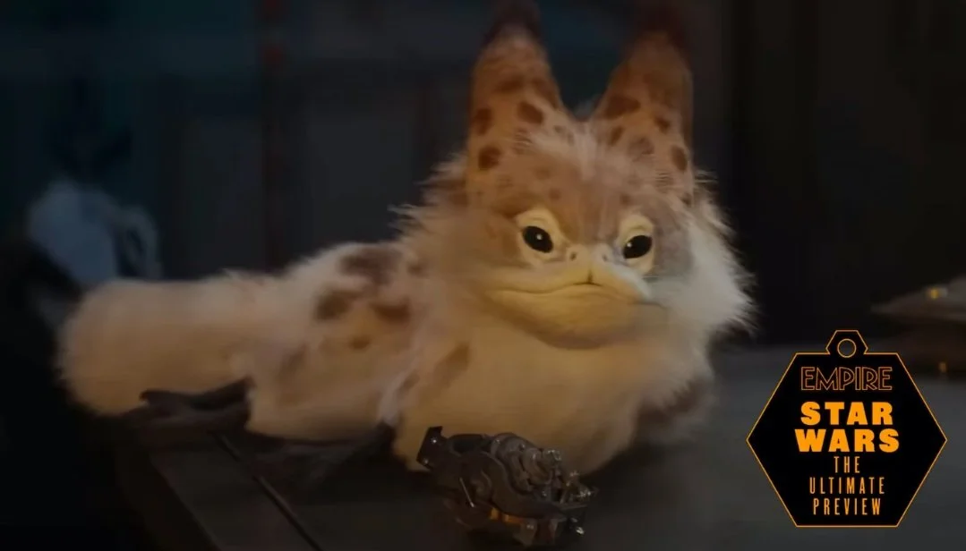 Photos and details for the animatronic Loth-Cat of AHSOKA made by the creators of Grogu