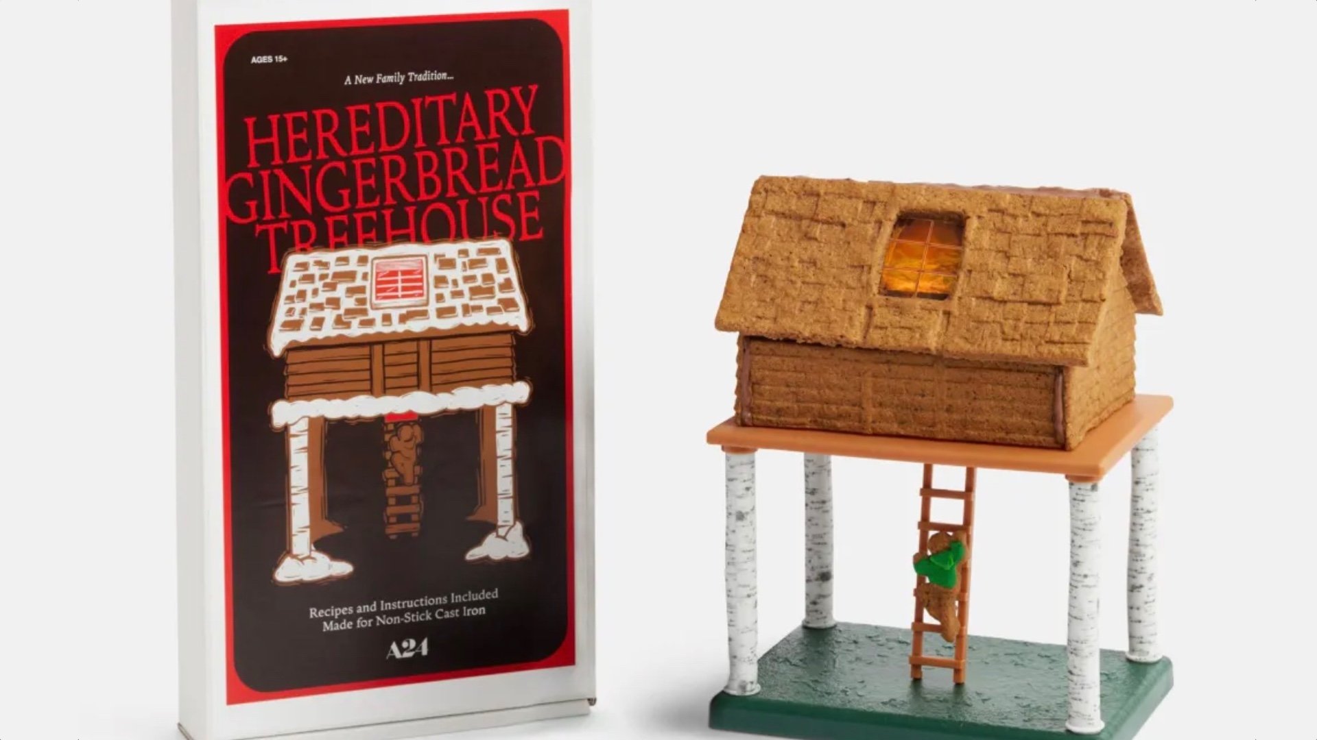 Horror Movie Jacked-Up HEREDITARY Now Has a Gingerbread Treehouse Kit You Can Buy Horror Movie Jacked-Up HEREDITARY Now Has a Gingerbread Treehouse Kit You Can Buy