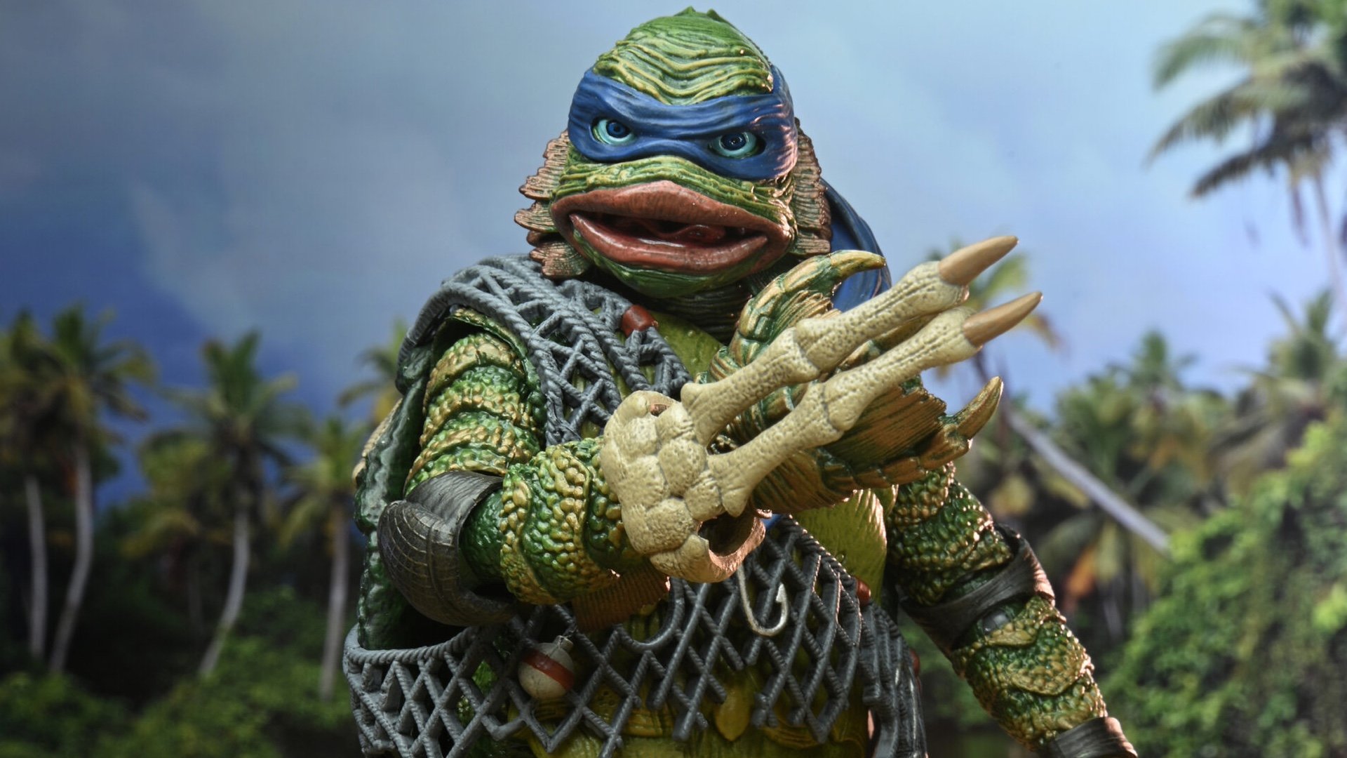 New Universal Monsters x Teenage Mutant Ninja Turtles Figure Features  Leonardo as The Creature From The Black Lagoon — GeekTyrant