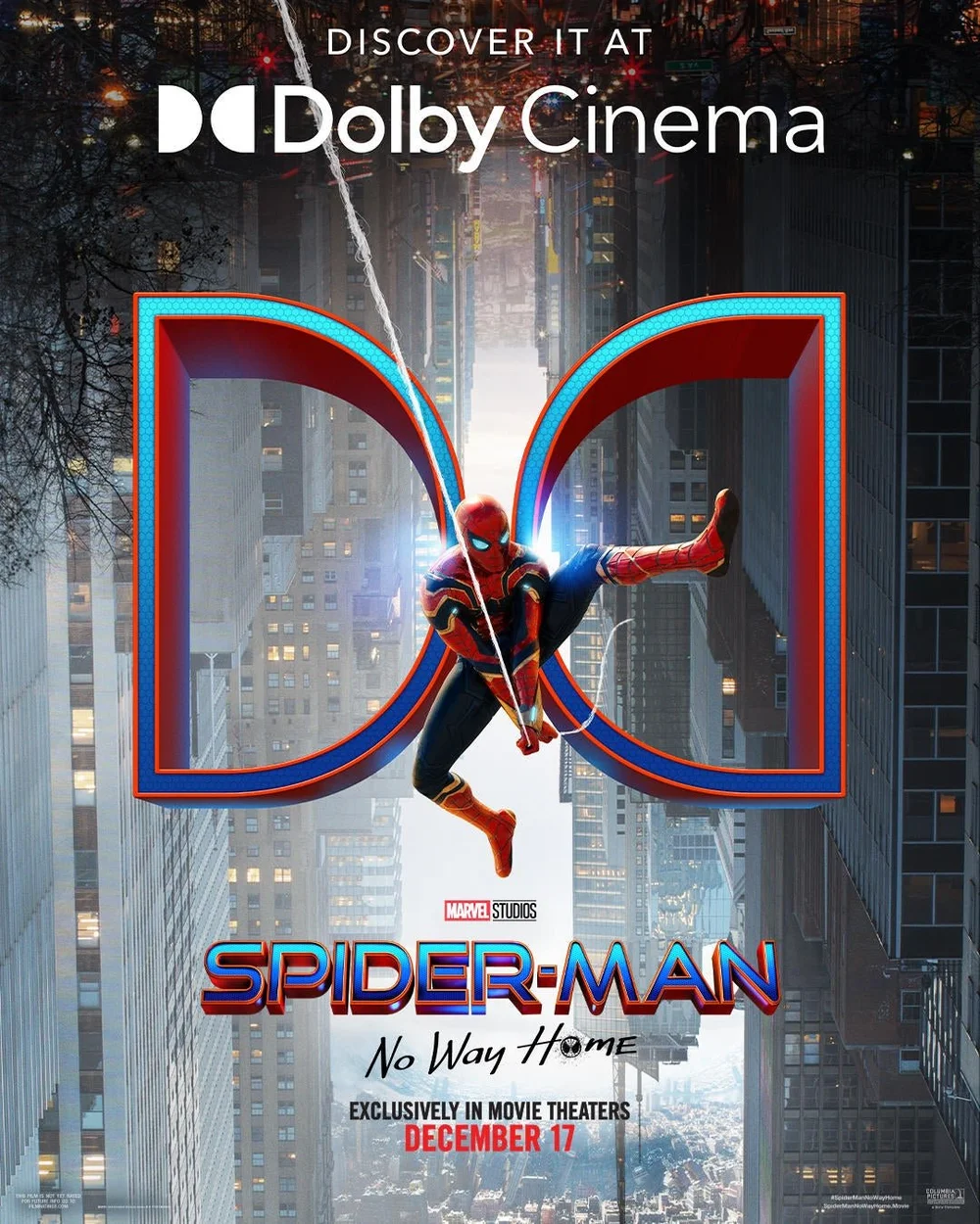 New SPIDER-MAN: NO WAY HOME Poster From Dolby Cinema — GeekTyrant