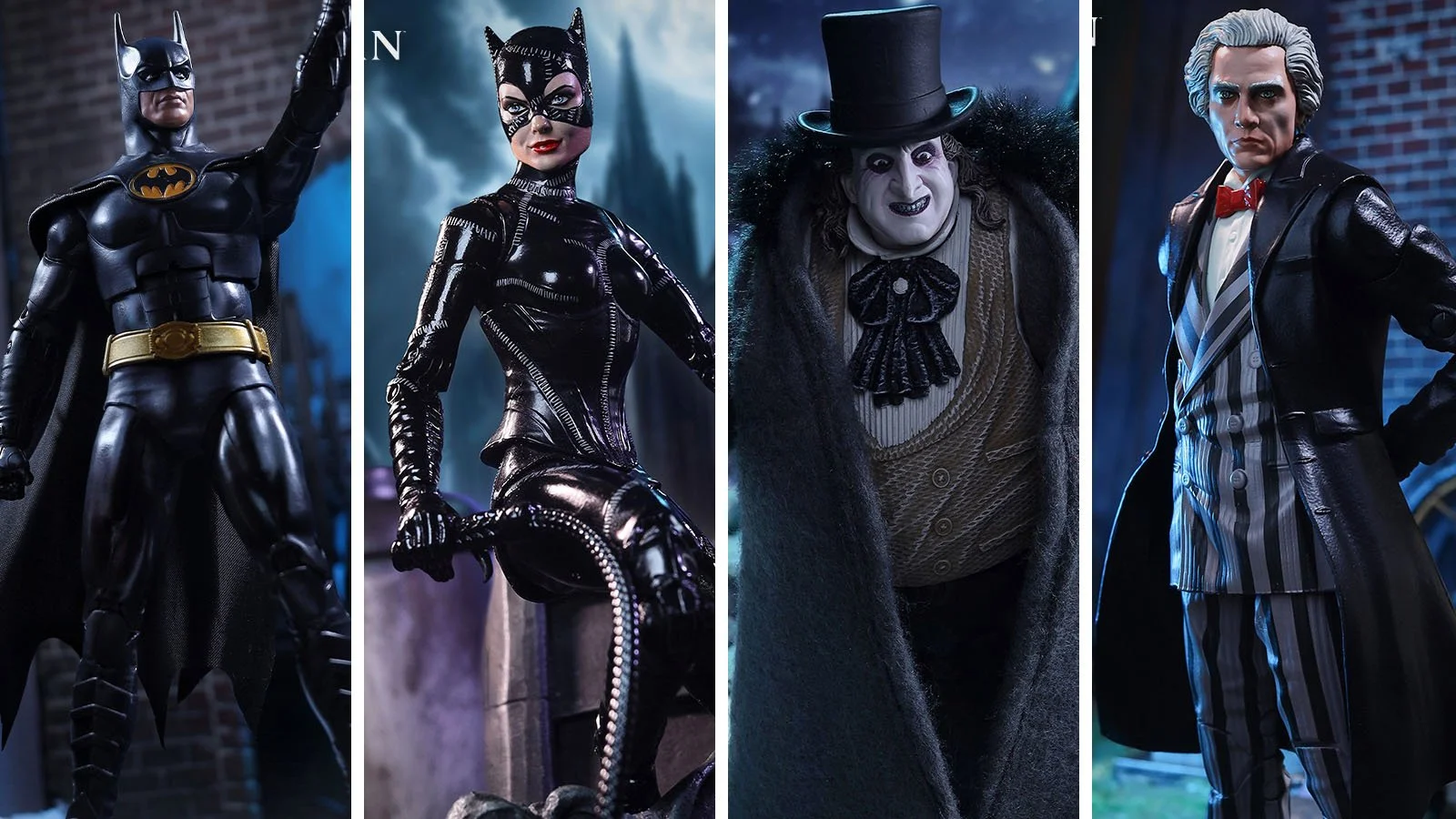 The new Batman returns the action figures by Christopher Walken Max Shreck Figure
