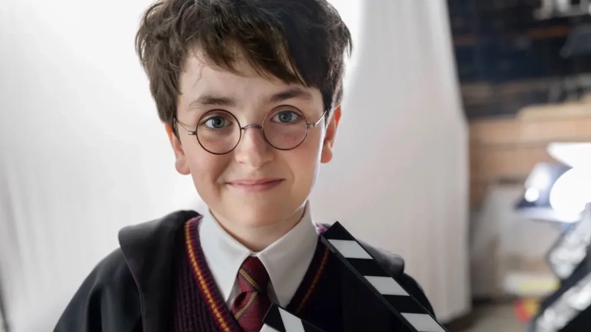 Harry Potter Tv Series Set Photos and Videos reveal Harry Potter and Hagrid together