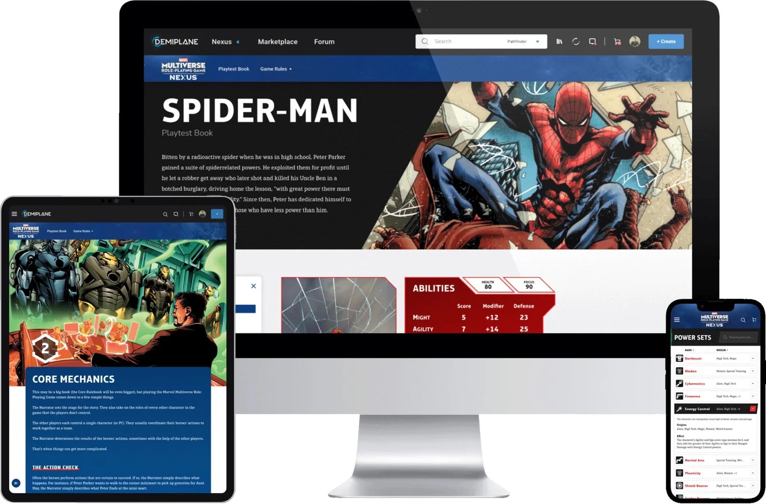 Demiplane Announces Official Toolset for MARVEL MULTIVERSE RPG — GeekTyrant